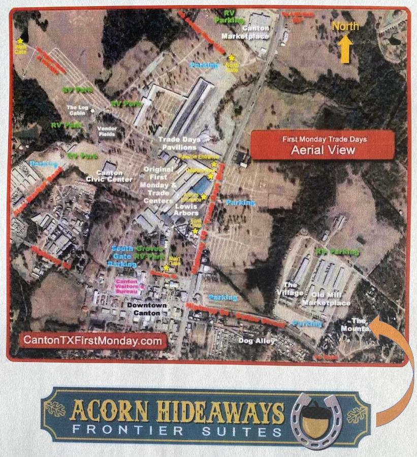 Acorn Hideaways Canton Charming Pioneer Suite 1890'S General Store ภายนอก รูปภาพ